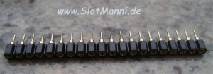 motor- connector-Female RM 2.54, just Pole: 1 x 20 1 piece