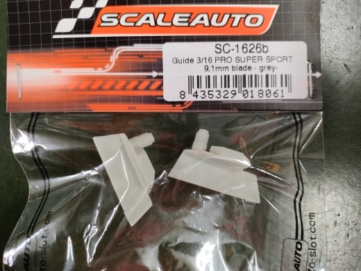 Guide keel Scaleauto Pro Super Sport (old Speed) flat 2 pieces Gray
