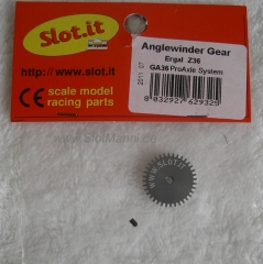 Helical gear Slotit M50 36 teeth Alu for 2,38mm axes