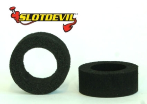 Slotdevil Moosgummi Reifen hart 14/20,5 x 8 mm 2 Stück