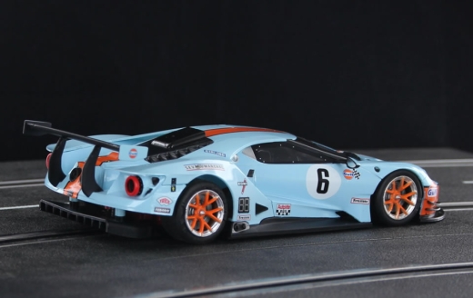 Sideways Ford GT GT40 Gulf Historical Colors No.6 limited