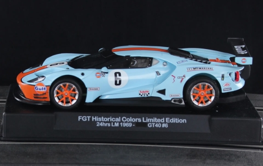 Sideways Ford GT GT40 Gulf Historical Colors No.6 limited