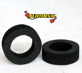 Slotdevil hard foam tires 16.5 / 26 x 8 mm, 2 pieces