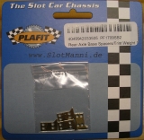 Rear Axle Base Spacers/Trim Weight 1,2mm f.Super24+32 Brass