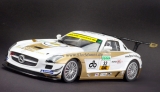 Karosserie Mercedes SLS ADAC Masters Nr.32 lackiert m.Deco
