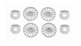 Felgeneinsätze Scaleauto Spokes 20 mm 4 Stück