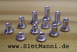 SD Alu T-Hülse 2,5x3,1mm M2 für H-Träger+Federung 1Stück