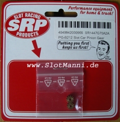 SRP Motorritzel 2mm, 10 Zähne, Messing