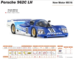 Slot.it Porsche 962C LH 24h Le Mans 1990 No. 9