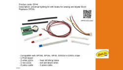 Slotit Fahrzeugbeleuchtung-Komplettset Universal Kit m.Bremslich