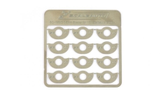 Leitkieldistanzen Scaleauto 0,1 mm 12 Stück (Metall) für M1:24 Slotcars